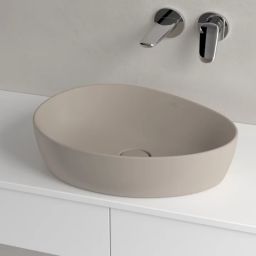 Villeroy & Boch Antao umywalka 51x40 cm owalna nablatowa CeramicPlus Almond 4A7351AM