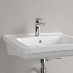 Villeroy & Boch ViCare umywalka 60x55 cm prostokątna ścienna Weiss Alpin 4A806001