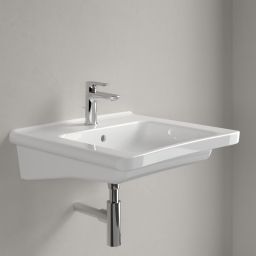 Villeroy & Boch ViCare umywalka 60x55 cm prostokątna ścienna Weiss Alpin 4A806001