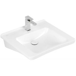 Villeroy & Boch ViCare umywalka 60x55 cm prostokątna ścienna Weiss Alpin 4A806101