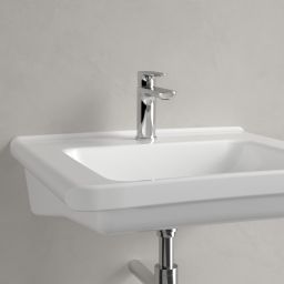 Villeroy & Boch ViCare umywalka 60x55 cm prostokątna ścienna Weiss Alpin 4A806101