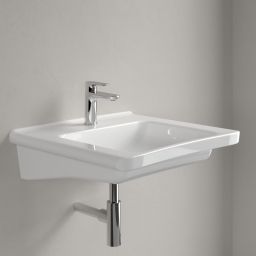 Villeroy & Boch ViCare umywalka 60x55 cm prostokątna ścienna Weiss Alpin 4A806101