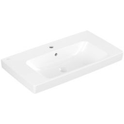 Villeroy & Boch Architectura umywalka 80x45,5 cm prostokątna ścienna biała Weiss Alpin 4A878001