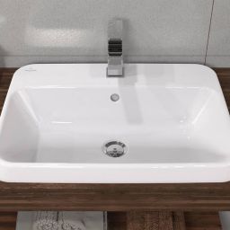 Villeroy & Boch Architectura umywalka 60x45 cm wpuszczana CeramicPlus biały połysk 5A6760R1