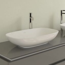 Villeroy & Boch Loop & Friends umywalka 56x38 cm nablatowa prostokątna CeramicPlus Weiss Alpin 4A4900R1
