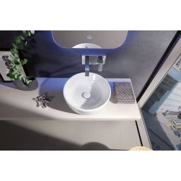 Villeroy & Boch Architectura umywalka 45 cm nablatowa okrągła Weiss Alpin 5A254601