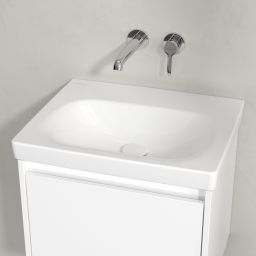 Villeroy & Boch Skyla umywalka 55x44,5 cm prostokątna meblowa CeramicPlus Weiss Alpin 5A5158R1