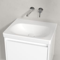 Villeroy & Boch Skyla umywalka 55x44,5 cm prostokątna meblowa CeramicPlus Stone White 5A5158RW