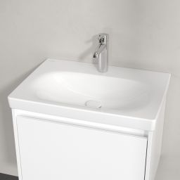 Villeroy & Boch Skyla umywalka 65x46 cm prostokątna meblowa Weiss Alpin 5A516601
