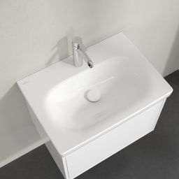 Villeroy & Boch Skyla umywalka 65x46 cm prostokątna meblowa Weiss Alpin 5A516601