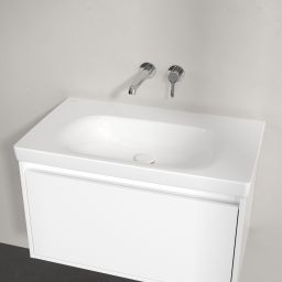 Villeroy & Boch Skyla umywalka 80x46 cm prostokątna meblowa Weiss Alpin 5A518301
