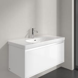 Villeroy & Boch Skyla umywalka 100x46 cm prostokątna meblowa CeramicPlus Stone White 5A51A5RW