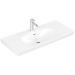 Villeroy & Boch Skyla umywalka 100x46 cm prostokątna meblowa CeramicPlus Stone White 5A51A5RW