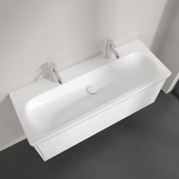 Villeroy & Boch Skyla umywalka 120x46 cm prostokątna meblowa CeramicPlus Stone White 5A51C2RW
