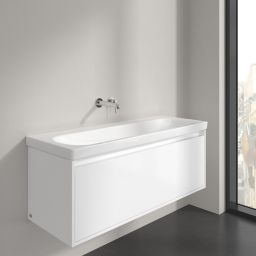 Villeroy & Boch Skyla umywalka 120x46 cm prostokątna meblowa CeramicPlus Stone White 5A51C3RW