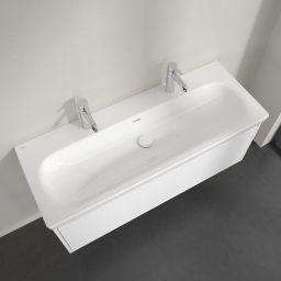 Villeroy & Boch Skyla umywalka 120x46 cm prostokątna meblowa CeramicPlus Weiss Alpin 5A51C4R1