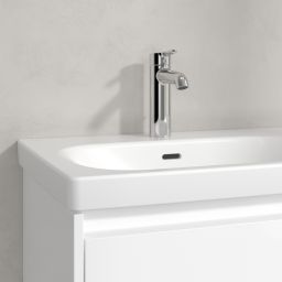 Villeroy & Boch Skyla umywalka 80x46 cm prostokątna meblowa lewa CeramicPlus Stone White 5A52L1RW