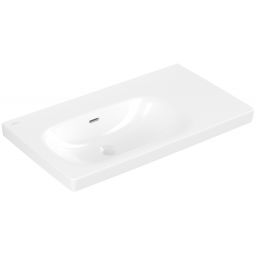 Villeroy & Boch Skyla umywalka 80x46 cm prostokątna meblowa lewa Weiss Alpin 5A52L301