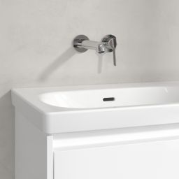 Villeroy & Boch Skyla umywalka 80x46 cm prostokątna meblowa lewa Weiss Alpin 5A52L301