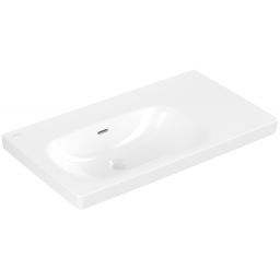 Villeroy & Boch Skyla umywalka 80x46 cm prostokątna meblowa lewa CeramicPlus Weiss Alpin 5A52L3R1