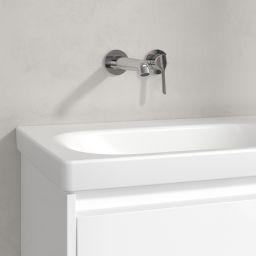 Villeroy & Boch Skyla umywalka 80x46 cm prostokątna meblowa lewa CeramicPlus Stone White 5A52L4RW