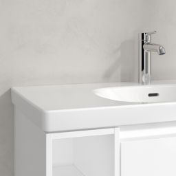 Villeroy & Boch Skyla umywalka 80x46 cm prostokątna meblowa prawa Weiss Alpin 5A52R101