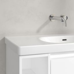 Villeroy & Boch Skyla umywalka 80x46 cm prostokątna meblowa prawa Weiss Alpin 5A52R301