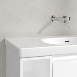 Villeroy & Boch Skyla umywalka 80x46 cm prostokątna meblowa prawa CeramicPlus Stone White 5A52R3RW