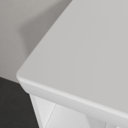 Villeroy & Boch Skyla umywalka 80x46 cm prostokątna meblowa prawa Weiss Alpin 5A52R401