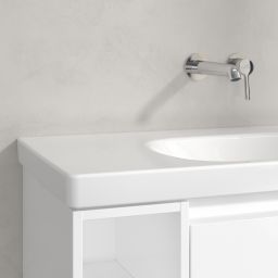 Villeroy & Boch Skyla umywalka 80x46 cm prostokątna meblowa prawa Weiss Alpin 5A52R401