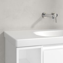 Villeroy & Boch Skyla umywalka 80x46 cm prostokątna meblowa prawa CeramicPlus Stone White 5A52R4RW