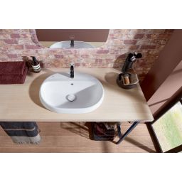 Villeroy & Boch Architectura umywalka 60x45 cm wpuszczana owalna Weiss Alpin 5A666001