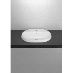 Villeroy & Boch Architectura umywalka 60x45 cm wpuszczana owalna Weiss Alpin 5A666001