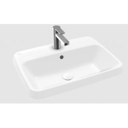 Villeroy & Boch Architectura umywalka 60x45 cm prostokątna wpuszczana biała 5A676001