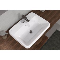 Villeroy & Boch Architectura umywalka 60x45 cm wpuszczana CeramicPlus biały połysk 5A6760R1