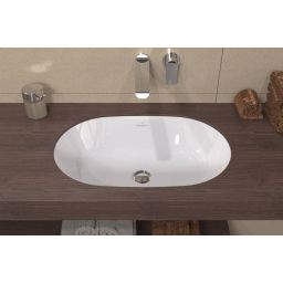 Villeroy & Boch Architectura umywalka 57x37,5 cm podblatowa owalna CeramicPlus Weiss Alpin 5A7660R1