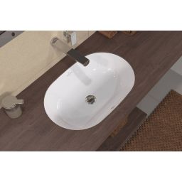 Villeroy & Boch Architectura umywalka 57x37,5 cm podblatowa owalna CeramicPlus Weiss Alpin 5A7660R1