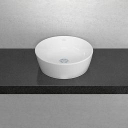 Villeroy & Boch Architectura umywalka 45 cm nablatowa okrągła CeramicPlus Weiss Alpin 5A2545R1