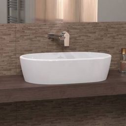 Villeroy & Boch Architectura umywalka 60x40 cm nablatowa owalna CeramicPlus Weiss Alpin 5A2661R1