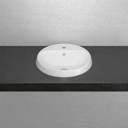 Villeroy & Boch Architectura umywalka 45 cm wpuszczana okrągła Weiss Alpin 5A654501