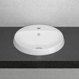 Villeroy & Boch Architectura umywalka 45 cm wpuszczana okrągła CeramicPlus Weiss Alpin 5A6546R1