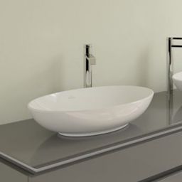 Villeroy & Boch Loop & Friends umywalka 56x38 cm nablatowa owalna CeramicPlus Weiss Alpin 4A4701R1