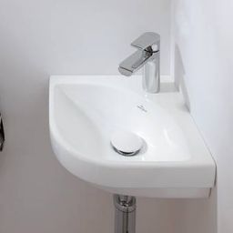 Villeroy & Boch Subway 3.0 umywalka 32x32 cm narożna ścienna biała 43714601