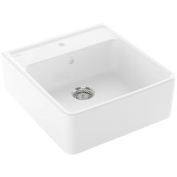 Villeroy & Boch Single-Bowl Sink zlewozmywak ceramiczny 63x59,5 cm Weiss Alpin Glossy 632061R1HL2