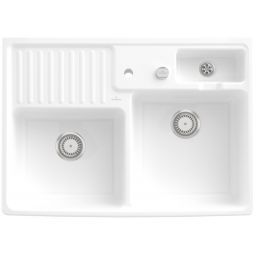 Villeroy & Boch Double-Bowl zlewozmywak ceramiczny 89,5x63 cm biały 632392R1