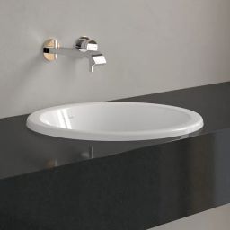 Villeroy & Boch Loop & Friends umywalka 45x45 cm wpuszczana okrągła Weiss Alpin 4A600001