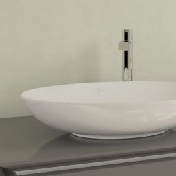 Villeroy & Boch Loop & Friends umywalka 62x42 cm nablatowa owalna CeramicPlus Weiss Alpin 4A4801R1