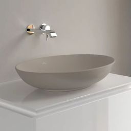 Villeroy & Boch Loop & Friends umywalka 62x42 cm owalna nablatowa CeramicPlus Almond 4A4800AM