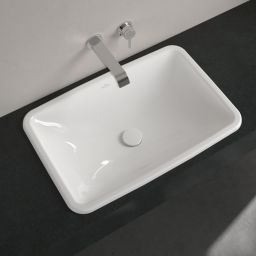 Villeroy & Boch Loop & Friends umywalka 61,5x38 cm podblatowa prostokątna CeramicPlus Weiss Alpin 4A5801R1