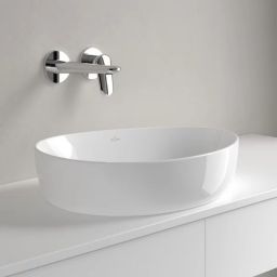 Villeroy & Boch Antao umywalka 51x40 cm nablatowa asymetryczna CeramicPlus Weiss Alpin 4A7351R1